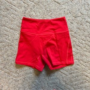 Alphalete Red Gym Shorts